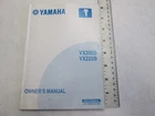 Yamaha Outboard VX200B VX225B Owner's Manual LIT-18626-04-98 Used. Price: $8.99.
