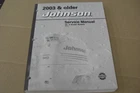 2003 & Older Johnson "st" Service Manual Stroke 40/50HP #5005469 4-4-3 Used. Price: $19.95.