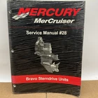 Mercury Mercruiser #28 Service Manual Bravo Sterndrive Units 90-863160-1 Used. Price: $39.99.