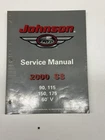 Johnson 2000 Ss 90,115,150,175 60 Degree Service Manual - 787070 New. Price: $96.75.