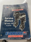 1996 Johnson Evinrude Outboards Service Manual 50-70 3-CYLINDER Omc Pn 507125 Good. Price: $32.99.