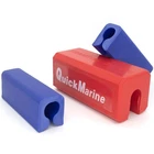 Quickmarine Single Ram Boat Transom Support 5" (l) X 2.1" (w) (h), Red New. Price: $50.99.