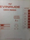Evinrude 1967 Outboard Motor Lightwin Ducktwin Yachtwin 3706 3737 Service Manual Brand. Price: $134.09.