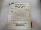 PM74 1965 Mercruiser Marine "140" Engine Parts List Manual P/n C-90-33926 Used. Price: $14.34.