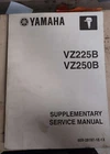 Yamaha Boats VZ225C/VZ250C Supplementary Service Manual LIT-18616-02-79 Used. Price: $39.95.