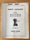 Vintage Parts Catalog Johnson 25 Sea Horse Outboard RD-17S RDL-17S 376556 2-59 Used. Price: $11.90.