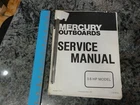 Mercury Outboards Service Manual 3.6 Hp Model C-90-89156 1979 Good. Price: $9.99.