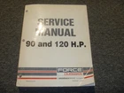 1992-1994 Force 120HP Outboards Shop Service Repair Manual 1993 90-823267 Xo Used. Price: $122.76.