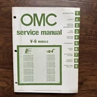 1981 Omc Evinrude Johnson V-6 Models Service Manual Pn: 392076 32 Covered Used. Price: $29.99.