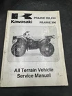 1999 Kawasaki Atv Prarie 300 & 4X4 Service Manual P/n 99924-1239-01 Used. Price: $24.99.