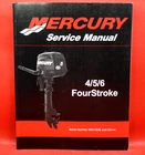 Mercury 4/5/6 Four Stroke Oem Service Manual 90-879276001 (6/11) Vg Condition Used. Price: $28.01.