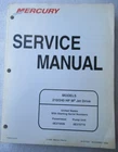 1999 Mercury Outboards 210/240 Hp Jet Drive Model Service Manual P/n 90-877837 Used. Price: $15.88.