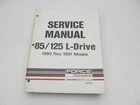 OB4644 Service Manual Mercury Force 85/125 L-drive 1990-91 Used. Price: $23.95.