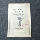 29-211 Repair Parts Catalog Johnson Evinrude P-75 P-80 PO-38 PO-39 PO-10 & PO-15 Used. Price: $20.00.