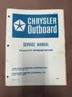 Oem 10/72 Chrysler Outboard Service Manual OB1895 4.9 Hp Motors Used. Price: $19.50.