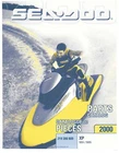 Sea-doo Parts Manual Book 2000 Xp 5651 / 5655 New. Price: $19.50.