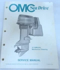 1988 Omc Sea Drive 16 Amrjas Mechanical Steering Service Manual P/n 507709 Used. Price: $8.65.