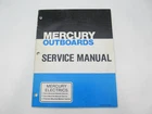 90-86121 Mercury Thruster Electric Outboard Service Repair Manual 1970S Used. Price: $11.95.