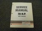 1991 Force 70HP Outboard Motor Shop Service Repair Manual OB4589 Xo Used. Price: $72.61.