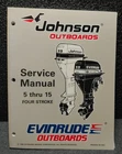1997 Eu 8 9.9 15 Hp Four Stroke Evinrude Johnson Outboard Omc Manual 507262 Used. Price: $12.95.