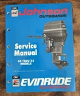 1989 Omc Johnson Evinrude Outboard 40 Thru 55 Models Service Manual P/n 507872 Used. Price: $39.00.