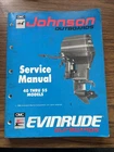 1989 Omc Johnson Evinrude Outboard 40 Thru 55 Models Service Manual P/n 507872 Used. Price: $30.00.