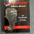 2001 Mercury Marine 115 Fourstroke Efi Factory Service Manual P/n 90-881980R1 Used. Price: $25.00.