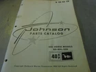 Vintage 1963 Omc Johnson Sea Horse Parts Catalog 40 Hp Models Rdl 25D Used. Price: $9.95.