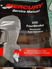 Mercury Service Manual 225HP Stroke Efi 90-888465 Serial # OT653945 Up Used. Price: $29.95.