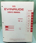 New Genuine Evinrude 4691 Starflite 115 Hp Service Manual 1970. Price: $37.98.