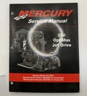 Mercury Optimax Jet Drive Service Manual 2001 Oem Shop 90-881986 Used. Price: $32.26.