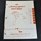 1970 P/n JM-7003 Johnson Outboard Service Manual Hp Models 6R70 6RL70 Used. Price: $10.00.