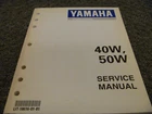1998-2001 Yamaha 40MJHX 40MJHY 40MJHZ 40MLHW Outboard Service Manual 1999 Xz Used. Price: $80.16.