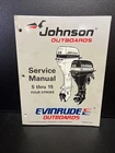 1997 Omc Johnson Evinrude Eu Thru 15 Hp Four Stroke Service Manual P/n 507262 Used. Price: $10.39.
