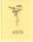 Evinrude-johnson 1.5-6 Hp 1969 -'78 Outboard Service Manual. New. Price: $19.50.