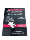 Mercury Mercruiser 90-865612070, Bravo Sterndrives #39 Service Manual Used. Price: $29.99.