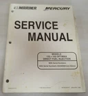 1999 Mercury/mariner 135/150 Optimax Dfi Models Service Manual P/n 90-855347R1 Used. Price: $12.41.