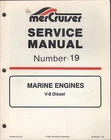 1999 Mercury Mercruiser # V-8 Diesel P/n 90-823227 Service Manual (009) New. Price: $46.51.