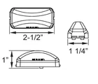 Optronics AL90AK Series Lights-clearance & Tail Rv New. Price: $23.14.
