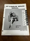 Used Oem 1971 Hp Sportster Evinrude Service Manual P/n 4749 25102 25103. Price: $34.00.