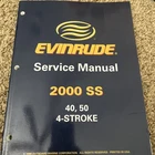 2000 Evinrude Ss 40 50 Stroke Service Repair Shop Manual 787061 Factory Oem New. Price: $29.95.