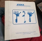 1984 Eska Outboard Motors Parts Lists Mechanics Manuals See Photos 90868 Used. Price: $50.00.