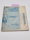 Evinrude 1973 Service Manual Repair Catalog Hp Models 65372 65373 #4909 Used. Price: $29.00.