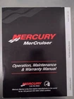 Mercury Mercruiserowner's Manual 2006 Tks Sterndrive Models 90-860171061 Used. Price: $19.95.