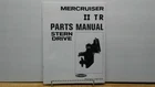 Mercury Ii Tr Mercruiser Stern Drive Parts Manual 1973 3377316 & Up New. Price: $10.50.