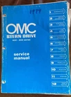 1979 Omc Service Manual Sdl 1092 Stern Drive 400-800 Series Used. Price: $49.95.