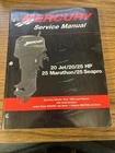 2002 Mercury Marine Jet 20/25 Hp Marathon/seapro Service Manual 90-826883R03 Used. Price: $45.00.