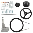 Feet Boat Cable Rotary Steering System Outboard Kit W/ 12.4" Wheel SS13715 New. Price: $96.73.
