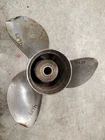 15" X 17P Omc Viper Stainless Steel Propeller, 174889, Evinrude Johnson, P4689 Used. Price: $56.00.