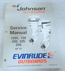 1996 Omc Johnson Outboard "eu" 125C Thru 250 90 Lv Service Manual P/n 507269 Used. Price: $24.99.